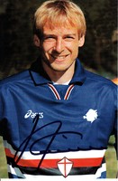 Jürgen Klinsmann Samp Genua Mailand Bayern München Stuttgart USA DFB Deutschland