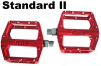 NC-17 Plattformpedal STD II Rot BMX Mountainbike Pedale Aluminium Pedale