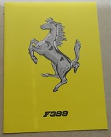 Ferrari F399 Folder Brochure Prospekt 1445/99 no book buch press depliant