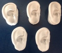 Silikon Gummi Ohren Modell 5 Stück