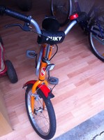 Puky Alu Fahrrad 18 Zoll, Orange, Gut !!