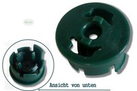 Radeinsatz geeignet für Vorwerk Elektrobürste EB 350,EB 351,wenn das Rad wackelt