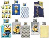 Wende Bettwäsche Set Minions 135x200 140x200 Minion OOPS 2-teilig Baumwolle NEU!