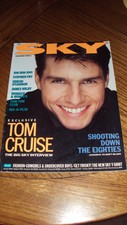 SKY MAGAZINE TOM CRUISE DECEMBER 1988