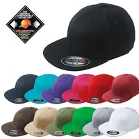 FLEXFIT FLATPEAK CAP * FLEX FIT FLAT PEAK BASECAP CAPS MÜTZE BASEBALL SCHIRM NEU