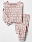 NEW GAP HOLIDAY LONG SLEEP SET PAJAMA SIZE 12-18M 4T