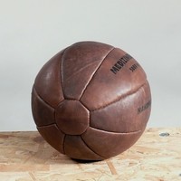 Echtleder Medizinball, Medizin Ball 5 kg 