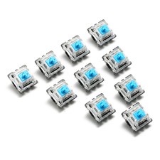 10PCS 3 Pin Mechanical Keyboard Switch Blue Switch for Gateron Keyboard Replacem