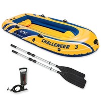 In - Schlauchboot Set Challenger 3 295x137x43cm Paddel Handpumpe