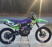 Kawasaki Full Plastics and Old School Graphics KXF KX 125 250 450 1995-present