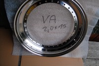 BBS RS RM UND OZ AUSSENBETTEN EDELSTAHL POLIERT 1.5 - 3.5 ZOLL FÜR BBS RS RM 