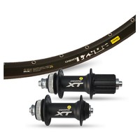 Laufradsatz MTB Disc 26 Zoll Shimano Deore XT 785 schwarz, Mavic EN 521 schwarz