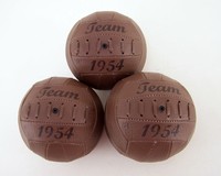 WM Fußball Team 1954, 3Stk. Nachbildung Ø ca. 12cm, Aufschrift Landliebe