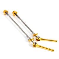 2X Schnellspannachse Fahrrad Sicherheit Schnellspanner Set Titan Quick Release