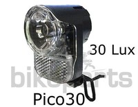 Axa Dynamo LED-Scheinwerfer Pico 30 Lux Seitendynamo Seitenläufer