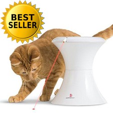 FroliCat Dart Automatic Rotating Laser Pointer Light Pet Cats Litter Chase Toy