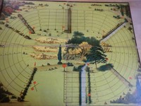 Alter Spielplan/Spielbrett/ Würfelspiel   Pferderennen ? ca 1900