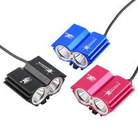 Fahrrad Lampe X2  CREE XML LED U2 Beleuchtung Licht Kopflampe Stirnlampe ZN