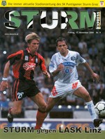  PRG SK Sturm Graz -LASK Linz 17.11.2000 Österreich Programm Fußball Stadionheft