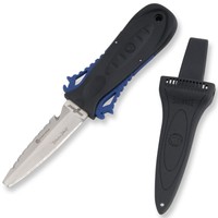 Aqualung Tauchmesser Squeeze Lock - Edelstahl mit Jacketbefestigung