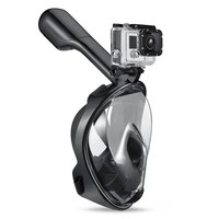 Face Schnorchelset Schnorchelmaske Taucherbrille Tauchermaske für GoPro Kamera