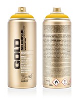 Montana Graffiti Sprühdose Gold 400ml - S1010 Yellow - Neu & OVP