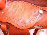 17 Zoll Ledersattel Westernsattel. Pferdesattel 