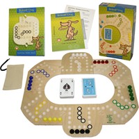 Original Brändi Dog für 2-6 Spieler, Brettspiel aus Holz --Neu-- , Brandi Dog