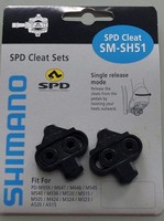 Shimano SPD Cleats SM-SH 51 Schuhplatten für MTB Pedale ohne Gegenplatte ohne Ge
