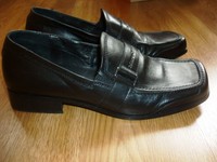 Marc O'Polo Halbschuhe schwarz Gr. 36 (22,5cm innen), 2,5cm Blockabsatz, 