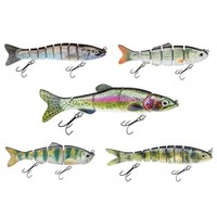 Wobbler Set 5x Kunstköder Fisch Angel Köder Spinner Blinker Raubfischen Jerkbait