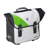 eBike Gepäckträgertasche weiß / grün Original smart Zubehör NEU