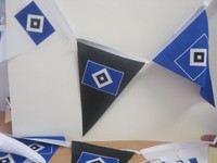 HSV Wimpelkette Hamburger SV "Stoff" NEU UND OVP #