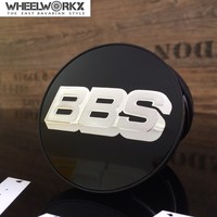 4xOriginal BBS Emblem Felgendeckel Nabendeckel schwarz silber 70,6mm 0924494