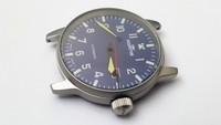 Fortis Flieger Auto Watch Case Blue Dial Model 595.10.46.1 Without Movement