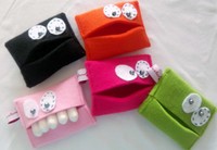 Tampon-Täschchen OB-Täschchen Kosmetiktasche Monster Filztäschchen für Tampons