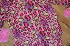 Girls Bobby Jack Fleece Pink 2 pc Shirt & Pants Pajamas Set ~ Monkeys ~ Sz 6/6X