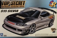 Nissan Silvia S15 TOP SECRET 1:24 Model Kit Bausatz Aoshima 045053 Tuning