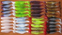 40 RELAX GUMMIFISHE SHAD RIPPER-KOPYTO - 7.5 CM USA ! 