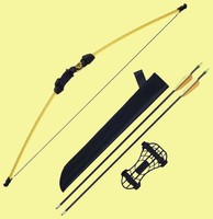 HA Fiberglas Sportbogen / Jugendbogen - Jugendbogenset Chameleon Bogen gelb NEU