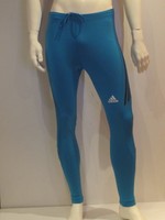 ADIDAS LONG TIGHT [GR. XL / 9] JOGGINGHOSE LAUFHOSE LAUFEN JOGGEN BLAU NEU & OVP