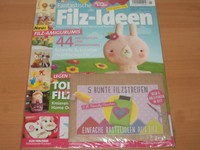 Filz-Ideen FILZ-AMIGURUMIS 44 ANLEITUNGEN + GRATIS FILZ! Neuwertig