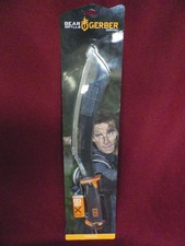 NEW! Gerber Bear Grylls Survival Parang Knife & Sheath Machete 31-002291