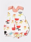 Jelly the Pug girl's tulip print romper, size 12 months, NWT
