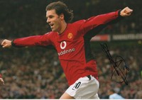 Ruud Van Nistelrooy Autogramm 20x30 cm Bild