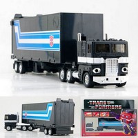Top G1 Reissue TRANSFORMERS AUTOBOT Black Optimus Prime Spielzeug Kinder