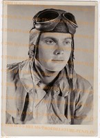 Orig.Foto,Studio-Portrait-Foto,Flieger,Pilot,Luftwaffe,Brille,Uniform,Anzug