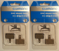 2 Paar SHIMANO Disc Bremsbelag Bremsbeläge B01S Deore BR-M 445 446 486 525 575 