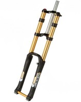 Federgabel MTB 26'' ZOOM 680 FORGO Downhill  1-1/8'' A-head, mattschwarz Neu