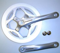 Batavus by Sugino Singlespeed Fixie Kurbel 48 Z Vierkant 170mm ALU silber NEU 